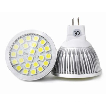 Dimmable Epistar 5050 SMD LED bombilla abajo luz MR16